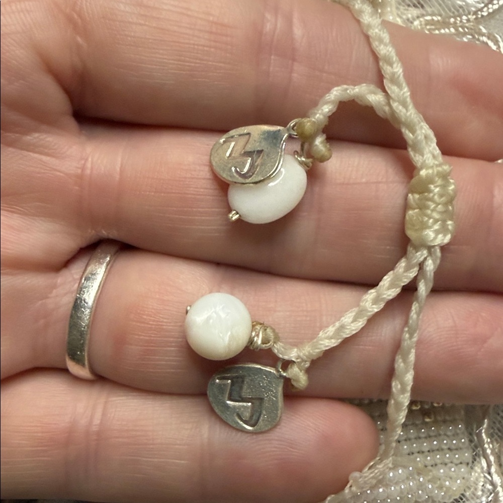 Elegant Malleable Tiny Beaded Bracelet with Dainty 925 Sterling Silver Accents. - Picture 8 of 10